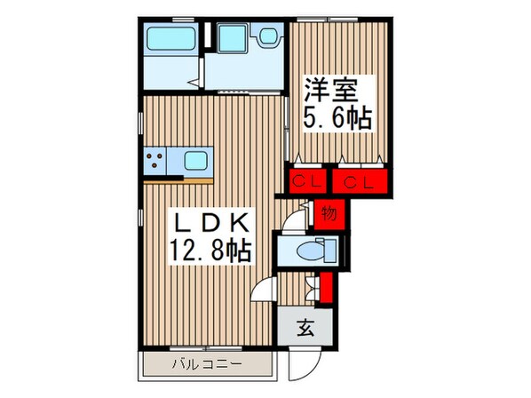 デュラカーサ藤八Ⅰの物件間取画像